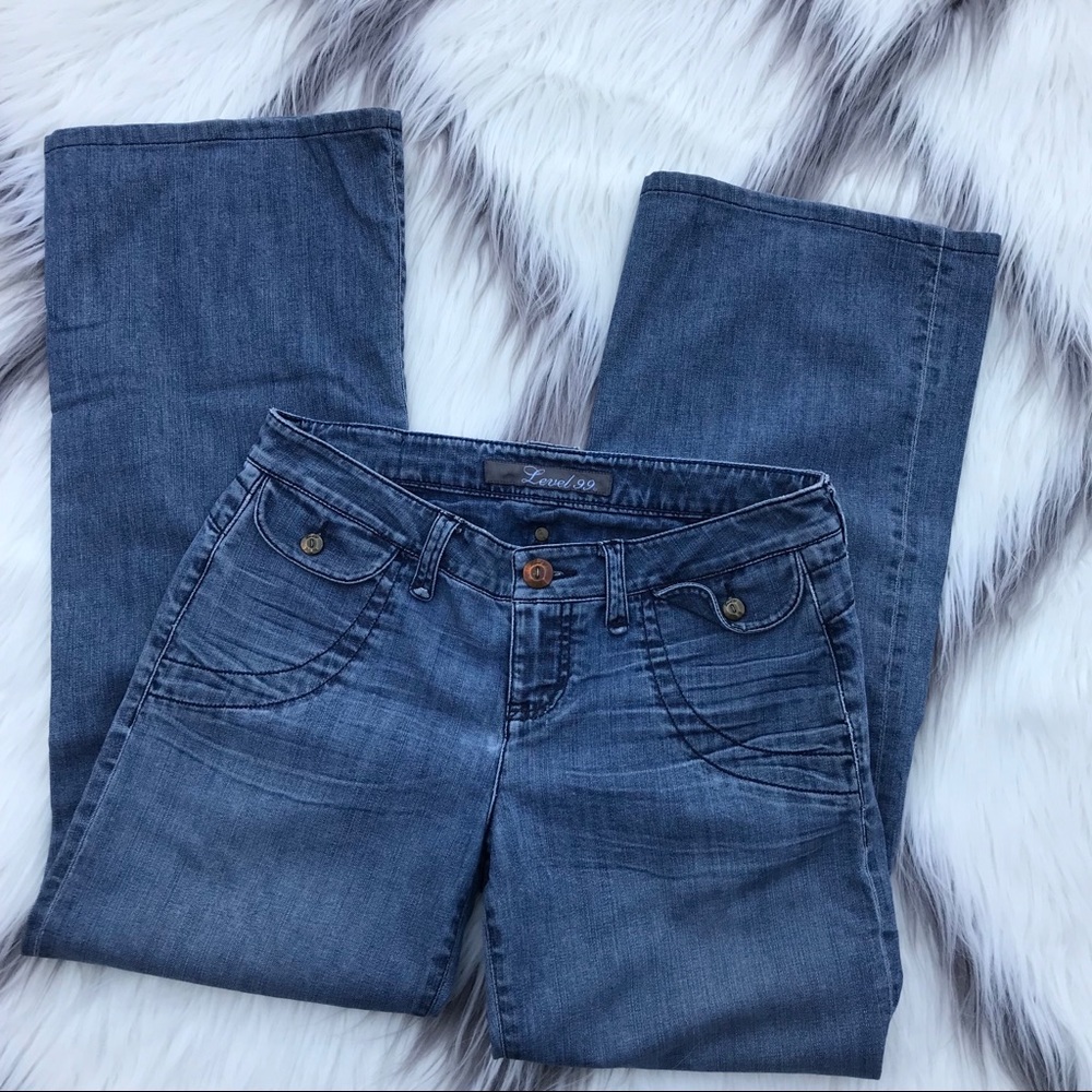 Level99 Wide Leg Jeans View 4